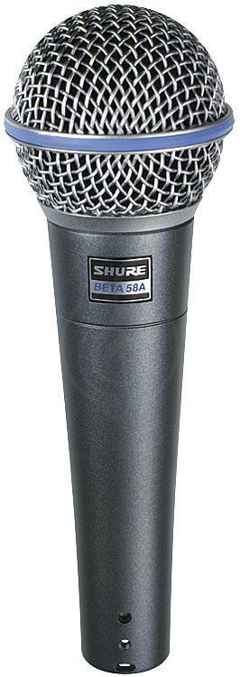 Динамический вокальный микрофон Динамические вокальные микрофоны Shure Shure Beta 58A - Микрофон суперкардиоидный вокальный Beta58A - фото 2