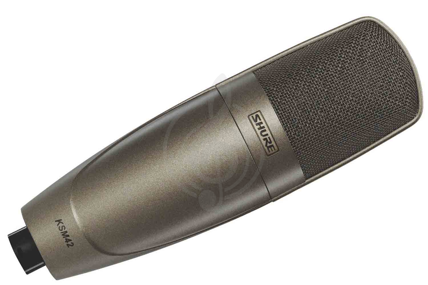 Конденсаторный студийный микрофон Конденсаторные студийные микрофоны Shure SHURE KSM42/SG - конденсаторный студийный микрофон KSM42/SG - фото 1