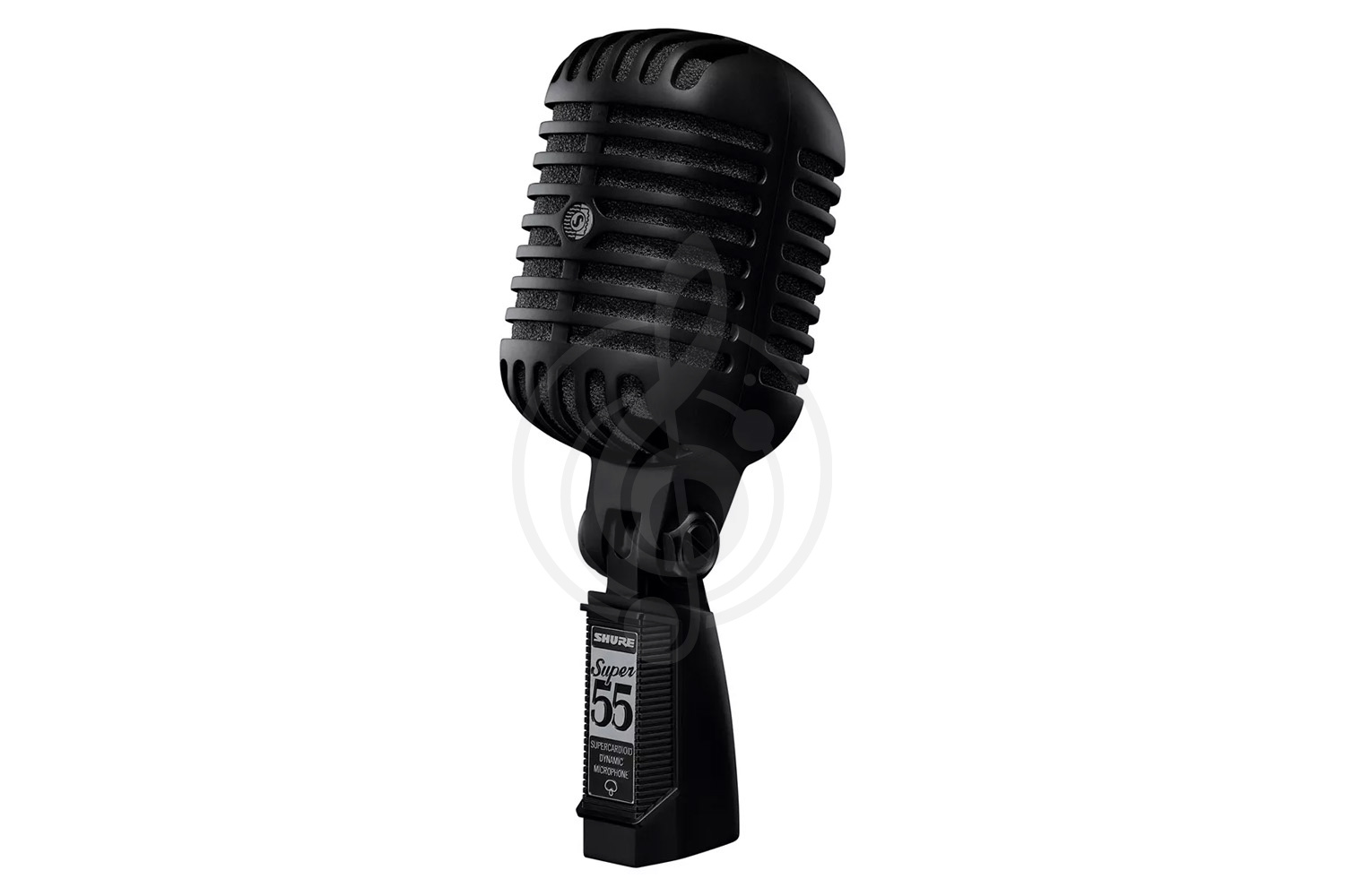 Динамический вокальный микрофон Динамические вокальные микрофоны Shure SHURE SUPER 55 Deluxe Pitch Black Edition - динамический вокальный микрофон SUPER 55 Deluxe Pitch Black Edition - фото 1