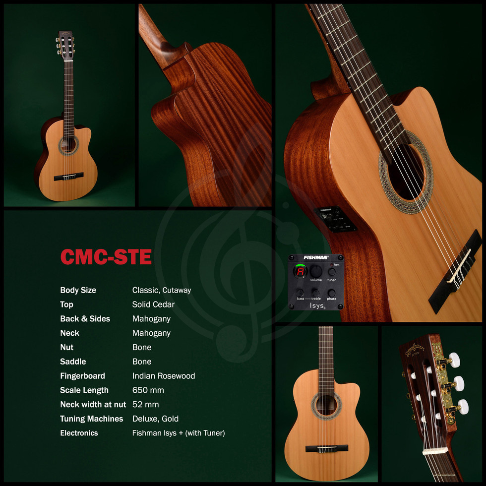 Электроакустическая гитара Электроакустические гитары Sigma Sigma CMC-STE Классическая гитара со звукоснимателем CMC-STE - фото 3