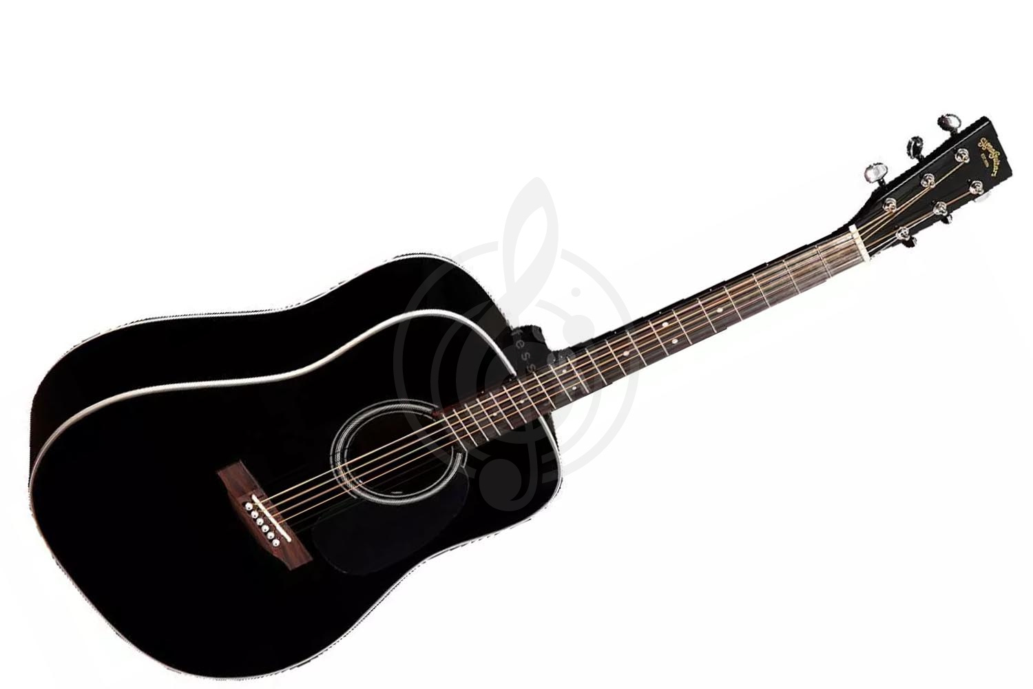 Акустическая гитара Акустические гитары Sigma Sigma DM-1ST-BK+ - акустическая гитара DM-1ST-BK+ - фото 1