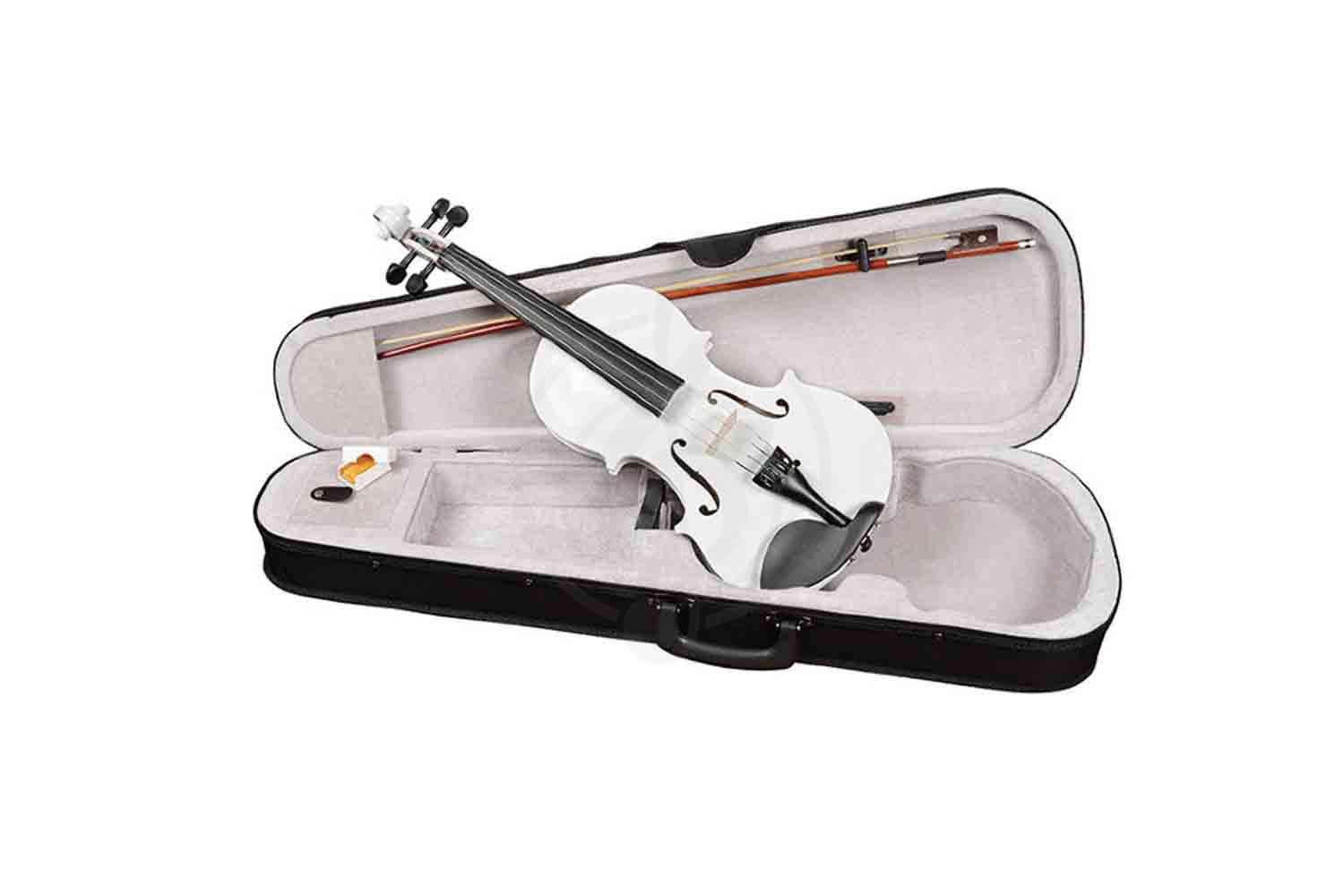Скрипка 1/2 Скрипка ANTONIO LAVAZZA VL-20 WH размер 1/2, цвет - БЕЛЫЙ металлик, ANTONIO LAVAZZA VL-20 WH в магазине DominantaMusic - фото 3