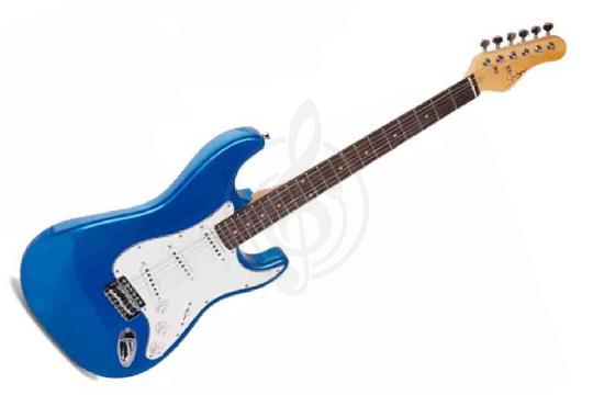 Электрогитара Stratocaster Smiger L-G1-ST-MBL - Электрогитара, синяя, Smiger L-G1-ST-MBL в магазине DominantaMusic - фото 1