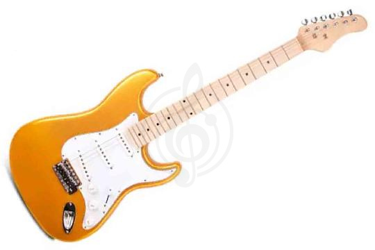 Электрогитара Stratocaster Smiger L-G2-GD - Электрогитара, цвет золото, Smiger L-G2-GD в магазине DominantaMusic - фото 1