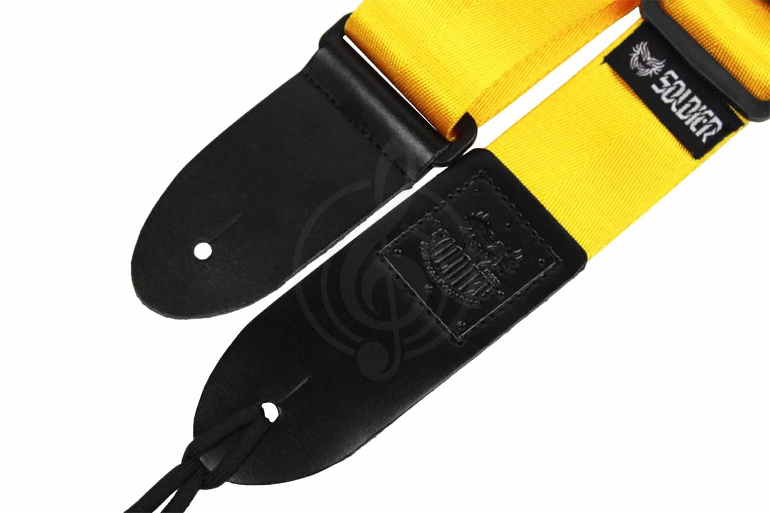 Ремень для гитары Soldier STP-1150 5 - Ремень для гитары текстиль, желтый, SOLDIER STP1150 5 желтый в магазине DominantaMusic - фото 5