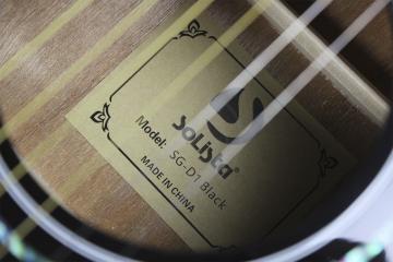 Акустическая гитара SOLISTA CG-D1P BLACK- Акустическая гитара, Solista CG-D1P BLACK в магазине DominantaMusic - фото 6