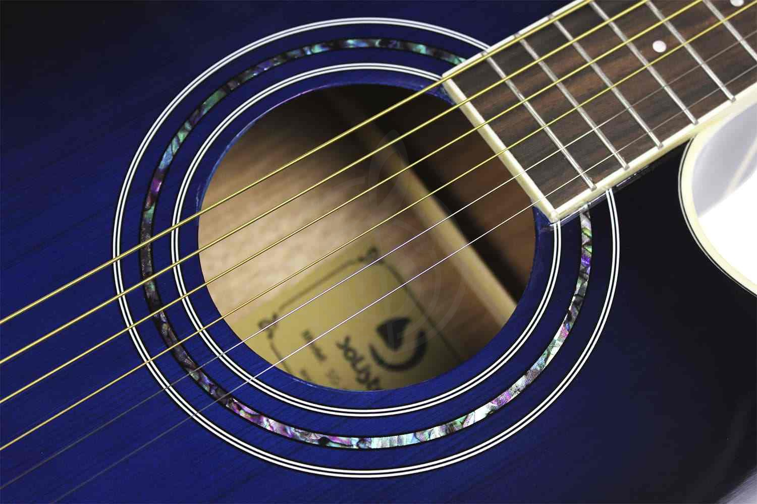 Трансакустическая гитара SOLISTA SG-D1 GGP BL - Трансакустическая гитара, Solista SG-D1 GGP BLUE в магазине DominantaMusic - фото 4