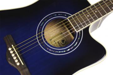 Трансакустическая гитара SOLISTA SG-D1P TA Blue - Транс-акустическая гитара, Solista SG-D1P TA Blue в магазине DominantaMusic - фото 4