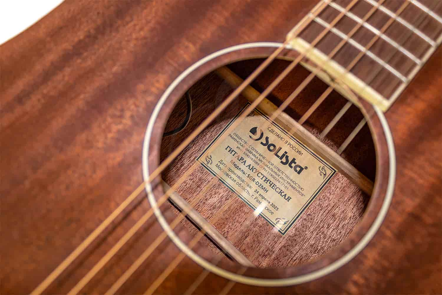 Электроакустическая гитара SOLISTA SGR-D2 EQ MH - Электроакустическая гитара, Solista SGR-D2 EQ MH в магазине DominantaMusic - фото 7