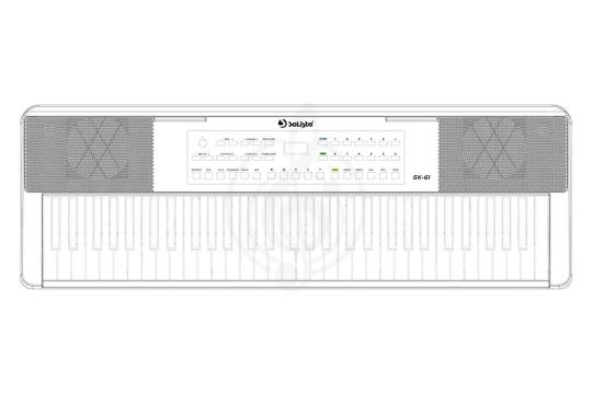 Домашний синтезатор Solista SK-61 WH - Синтезатор,  SK-61 WH в магазине DominantaMusic - фото 2