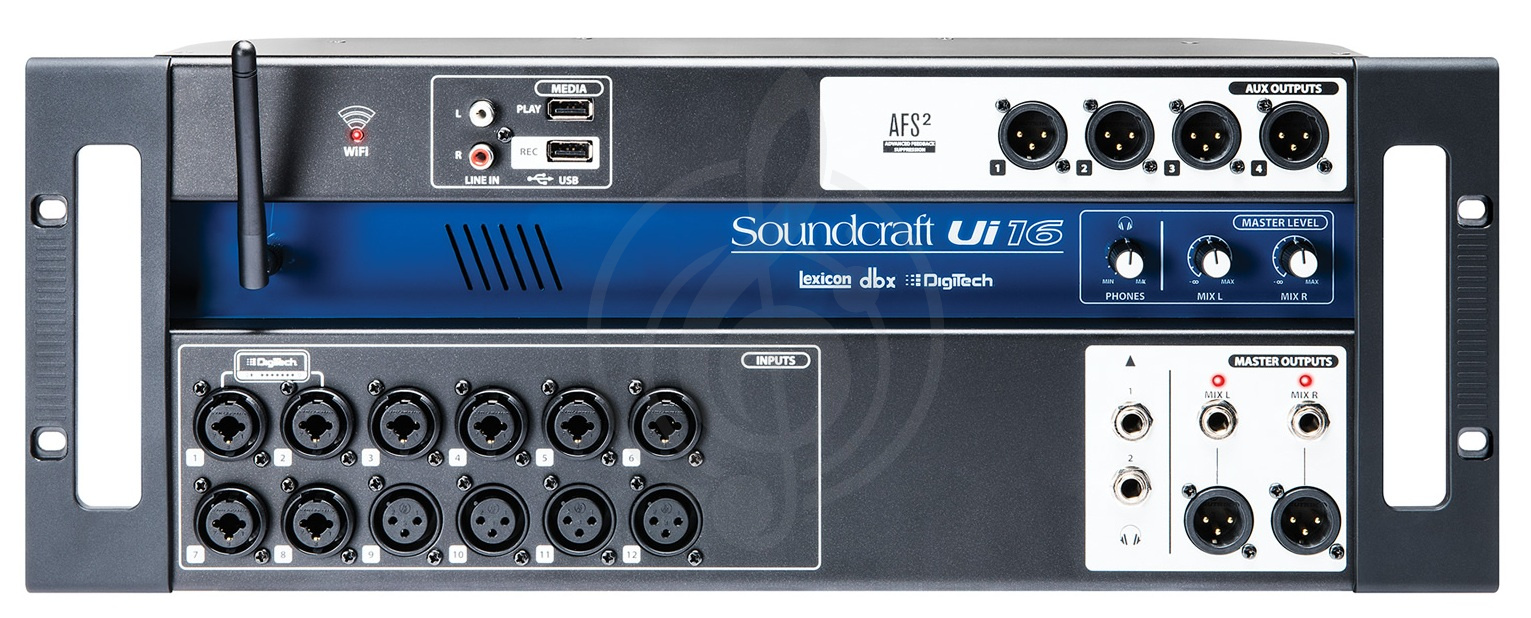 Цифровой микшер Цифровой микшер Soundcraft SOUNDCRAFT Ui-16 Цифровой микшерный пульт SOUNDCRAFT Ui-16 - фото 1