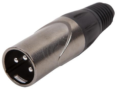 Разъем XLR Разъемы XLR Soundking SOUNDKING CX3M003 - кабельный балансный разъем XLR male, 3 контакта, металл/ крышка пластик CX3M003 - фото 1