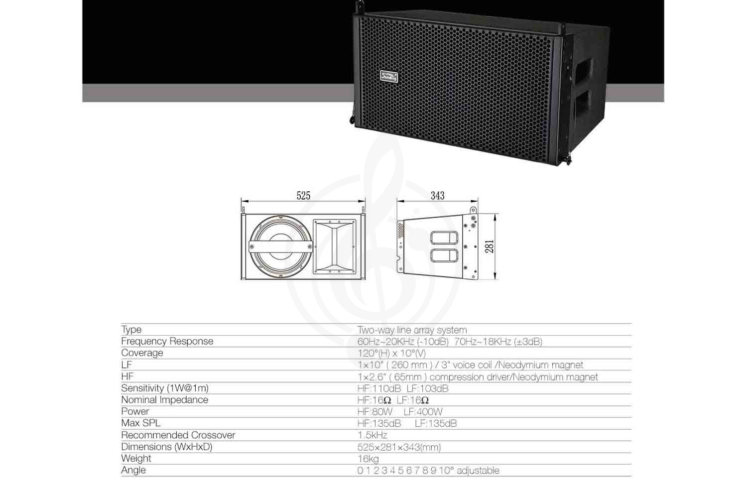  Soundking G110 - Акустическая система, Soundking G110 в магазине DominantaMusic - фото 5