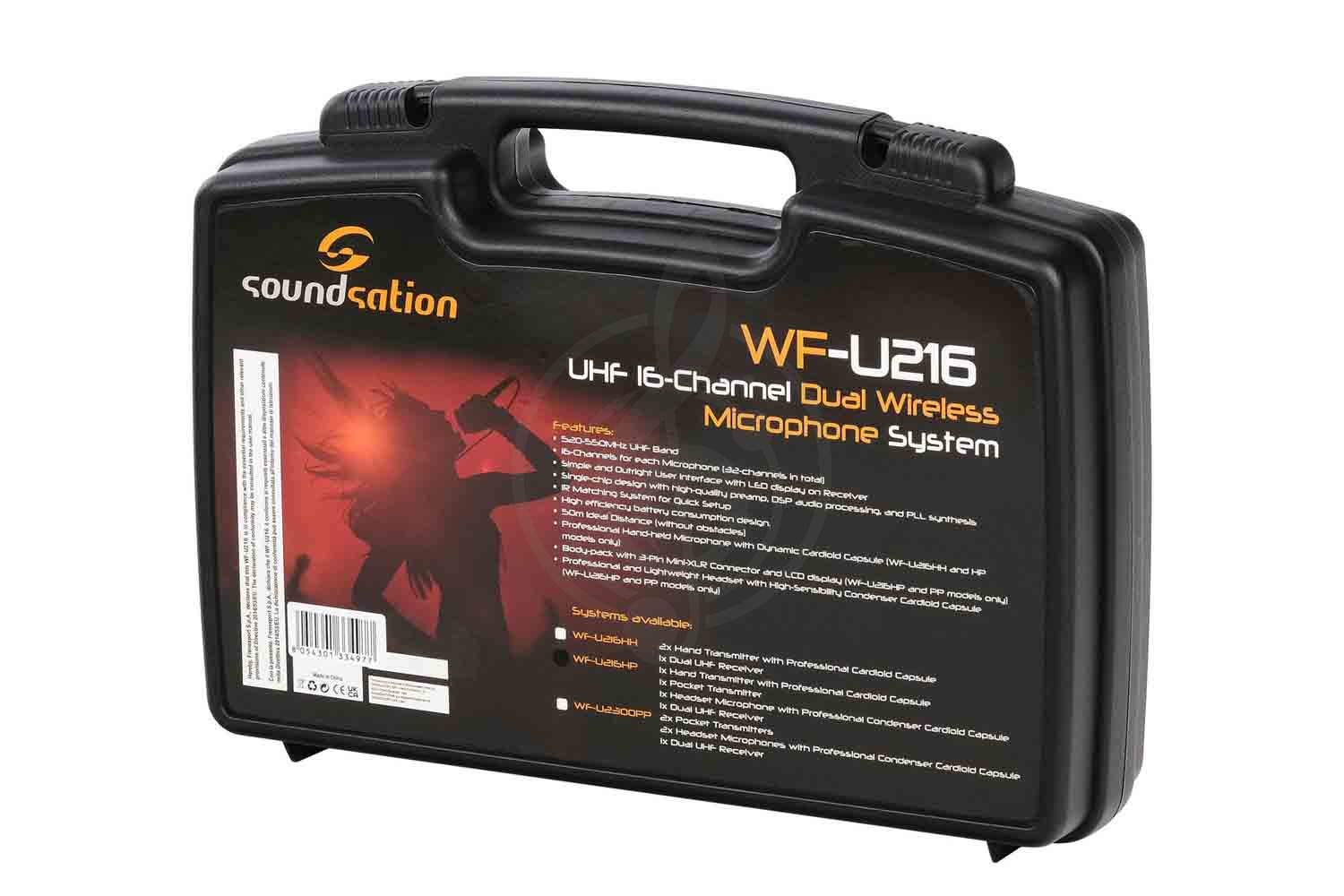Радиосистема с ручным передатчиком Soundsation WF-U216HP - Беспроводная микрофонная система,  WF-U216HP в магазине DominantaMusic - фото 5