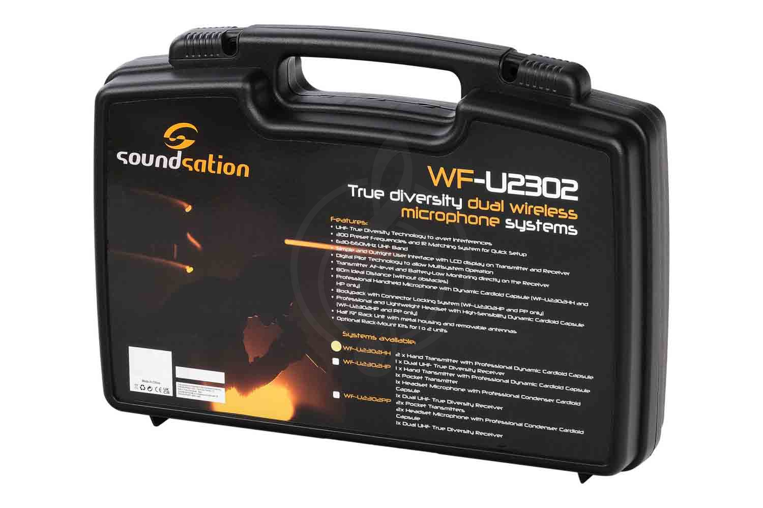 Радиосистема с ручным передатчиком Soundsation WF-U2302HH - Беспроводная микрофонная система,  WF-U2302HH в магазине DominantaMusic - фото 3