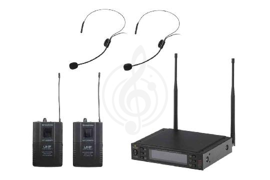 Радиосистема с головным микрофоном Soundsation WF-U2302PP - Беспроводная микрофонная система,  WF-U2302PP в магазине DominantaMusic - фото 1