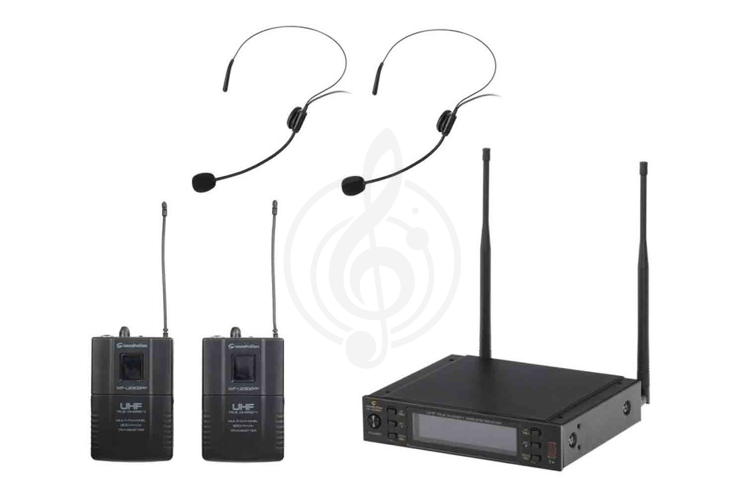 Радиосистема с головным микрофоном Soundsation WF-U2302PP - Беспроводная микрофонная система,  WF-U2302PP в магазине DominantaMusic - фото 1