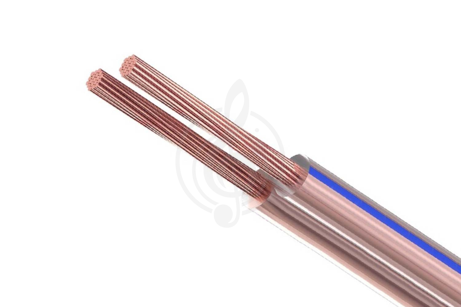 Акустический кабель Спикерный кабель (м) Sparks SPARKS SP2075 Акустический кабель 2х0,75мм2 прозрачный SP2075 - фото 1