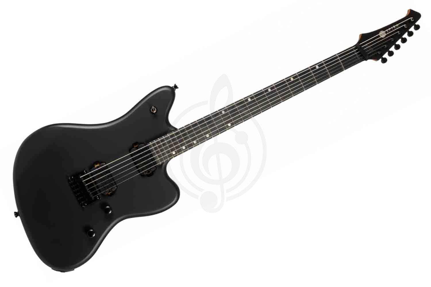 Электрогитара Jazzmaster SPIRA J-400 MBK Baritone - Электрогитара, Spira J-400 MBK Baritone в магазине Доминанта мьюзик - фото 1
