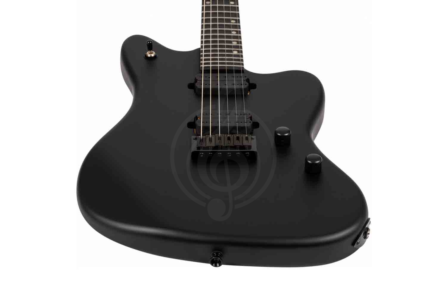 Электрогитара Jazzmaster SPIRA J-400 MBK Baritone - Электрогитара, Spira J-400 MBK Baritone в магазине Доминанта мьюзик - фото 7