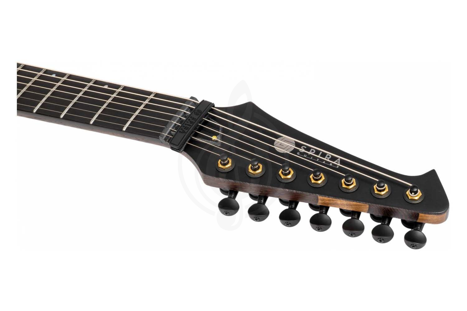 Электрогитара Superstrat SPIRA S-1007 PRO Black Limba - Электрогитара, Spira S-1007 PRO Black Limba в магазине DominantaMusic - фото 7