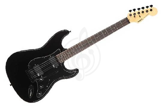 Электрогитара Stratocaster SQOE Sest210 black - Электрогитара, цвет черный, SQOE Sest 210BK в магазине DominantaMusic - фото 1