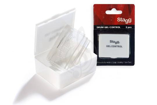 Изображение STAGG DGC-05 TR - прозрачные демпферы (5 штук в упаковке),самоклеющиеся