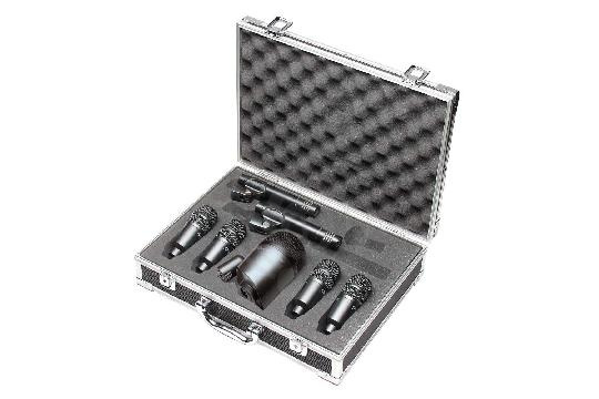 Инструментальный микрофон Инструментальные микрофоны Stagg STAGG DMS-5700H - набор микрофонов для записи барабанов. DMS-5700H - фото 1