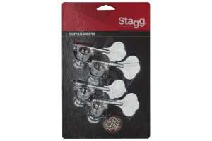 Изображение STAGG KG475CR - 4 колка для бас-гитары. Никелированные. Крепежные винты в комплекте