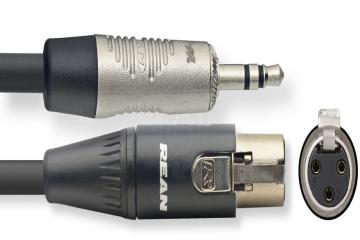 Межблочный кабель Y-межблочный кабель Stagg STAGG NAC1.5MPSMX4FR - аудио кабель XLR/джек 3.5 мм, 1,5 м, черный NAC1.5MPSMX4FR - фото 3