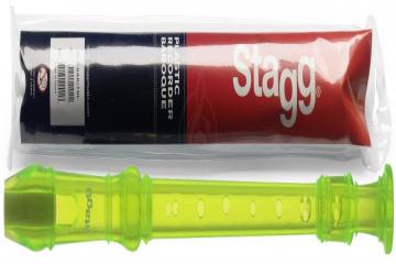 Блокфлейта сопрано Блокфлейты сопрано Stagg STAGG REC-BAR/TGR - флейта сопрано в мягком футляре. Цвет: полупрозрачный зеленый REC-BAR/TGR - фото 3