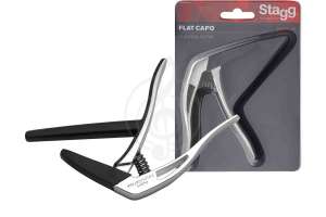 Изображение STAGG SCPX-FL CR  Плоский каподастр для классики