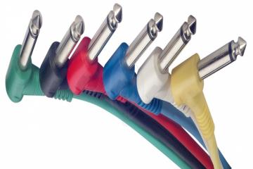  Jack-Jack инструментальный кабель Stagg STAGG SPC015L E - 6 моно соединительных кабелей с пластиковыми разъемами SPC015L E - фото 2