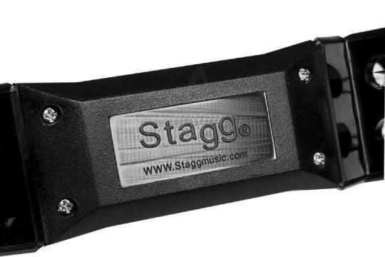 Тамбурин Тамбурины Stagg STAGG TAB-2 BK Полукруглый тамбурин с ручкой, 16 колокольчиков, цвет: черный (BK) TAB-2 BK - фото 4