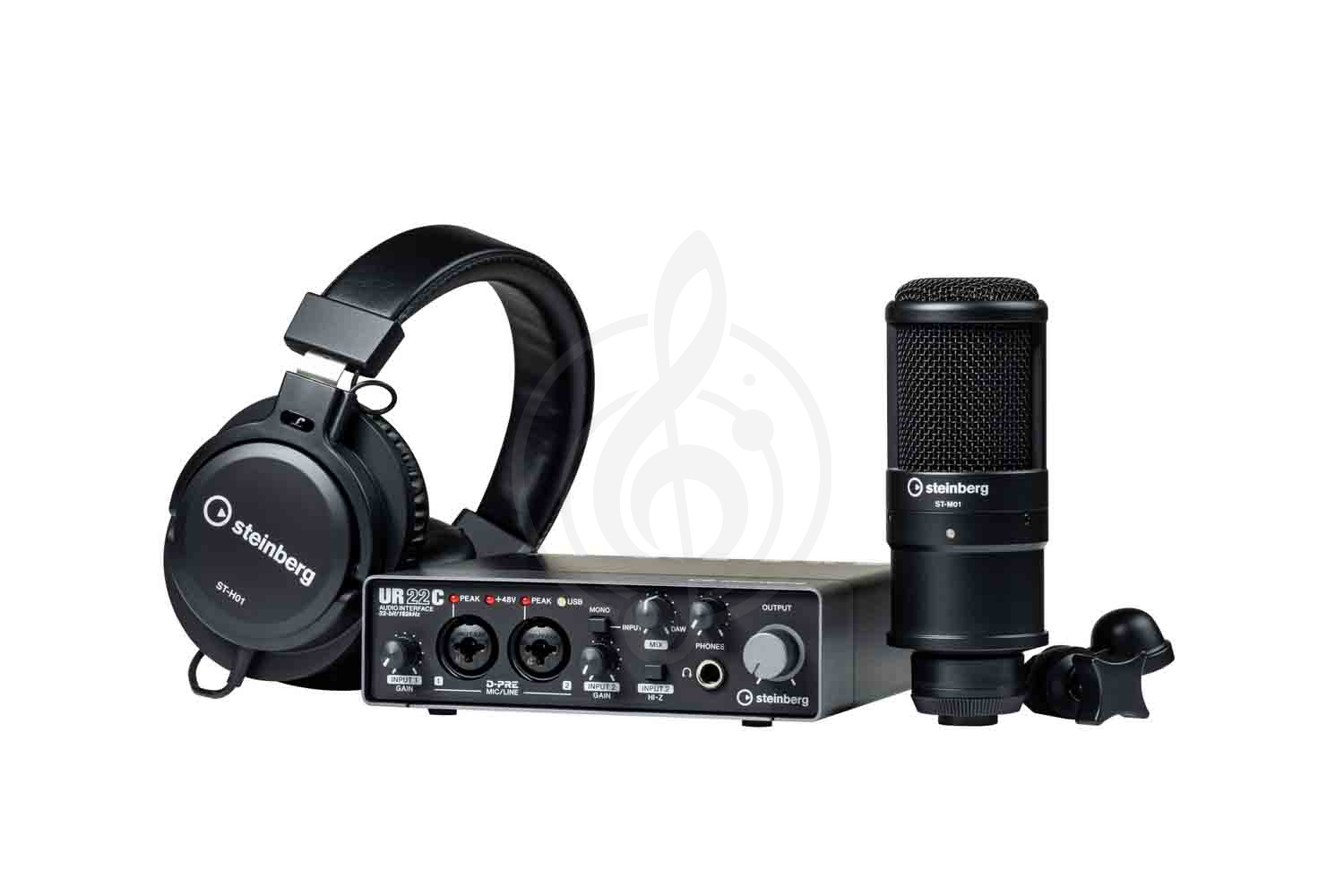 Комплект для звукозаписи STEINBERG UR22C Recording Pack - студийный комплект,  UR22C RecordingPack в магазине DominantaMusic - фото 1