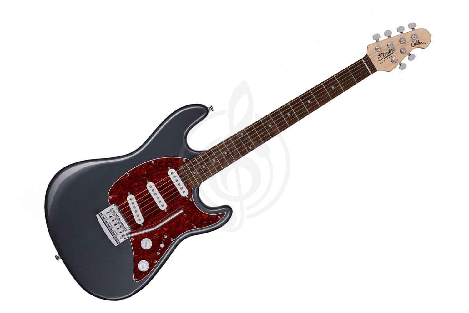 Электрогитара Stratocaster STERLING Cutlass SSS Charcoal Frost - Электрогитара 6 струн,  Cutlass SSS Charcoal Frost в магазине DominantaMusic - фото 1