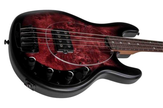 Бас-гитара STERLING StingRay HH Dark Scarlet Burst - Бас-гитара 4 струны,  StingRay HH Dark Scarlet Burst в магазине DominantaMusic - фото 5