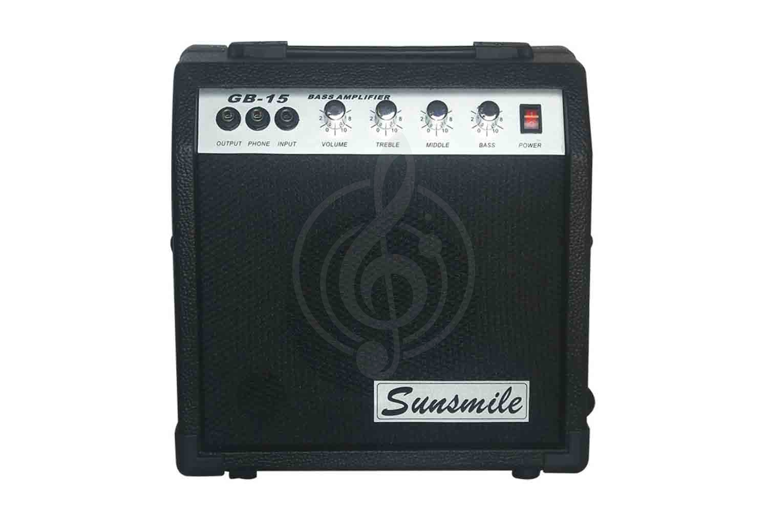 Комбоусилитель для бас-гитары Sunsmile GB-15 - Комбоусилитель для бас-гитары 15Вт, Sunsmile GB-15 в магазине DominantaMusic - фото 1