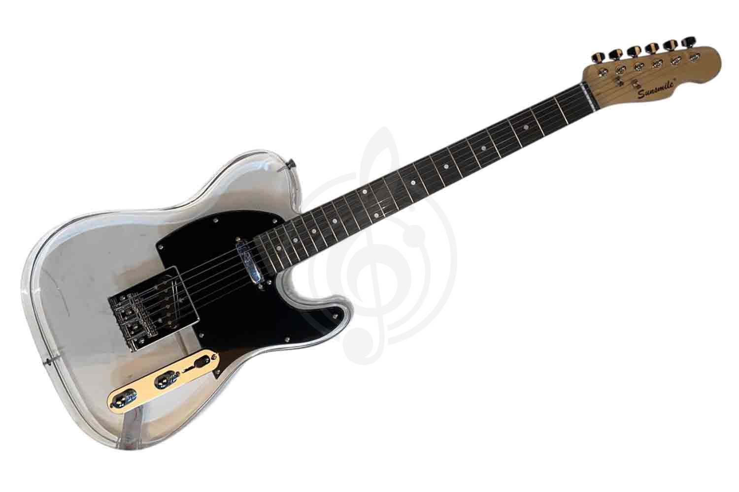 Электрогитара Telecaster Sunsmile SAC-TLA - Электрогитара, прозрачная, Sunsmile SAC-TLA в магазине DominantaMusic - фото 1