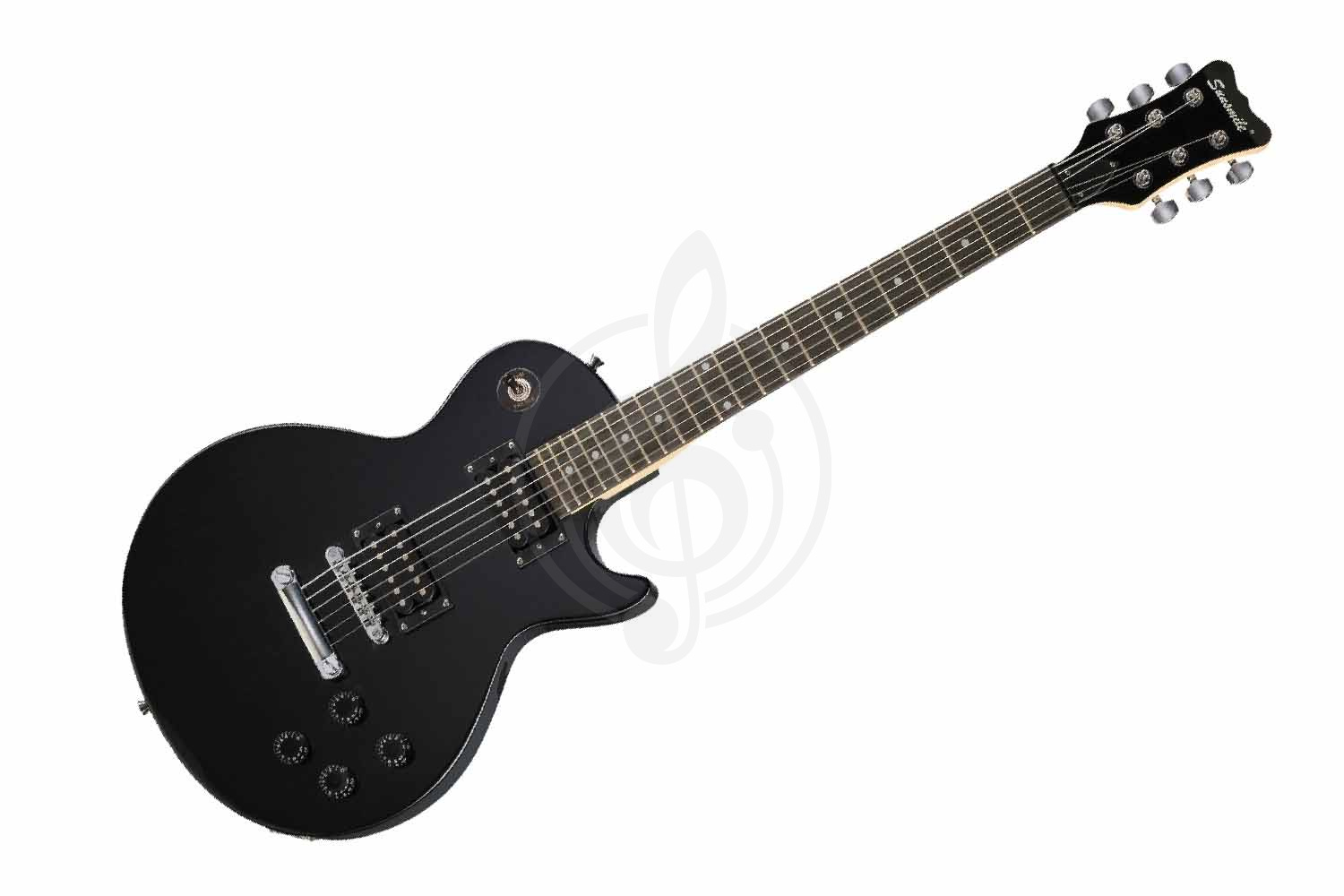Электрогитара Les Paul Sunsmile SLP-380-M-BK - Электрогитара, Sunsmile SLP-380-M-BK в магазине Доминанта мьюзик - фото 1