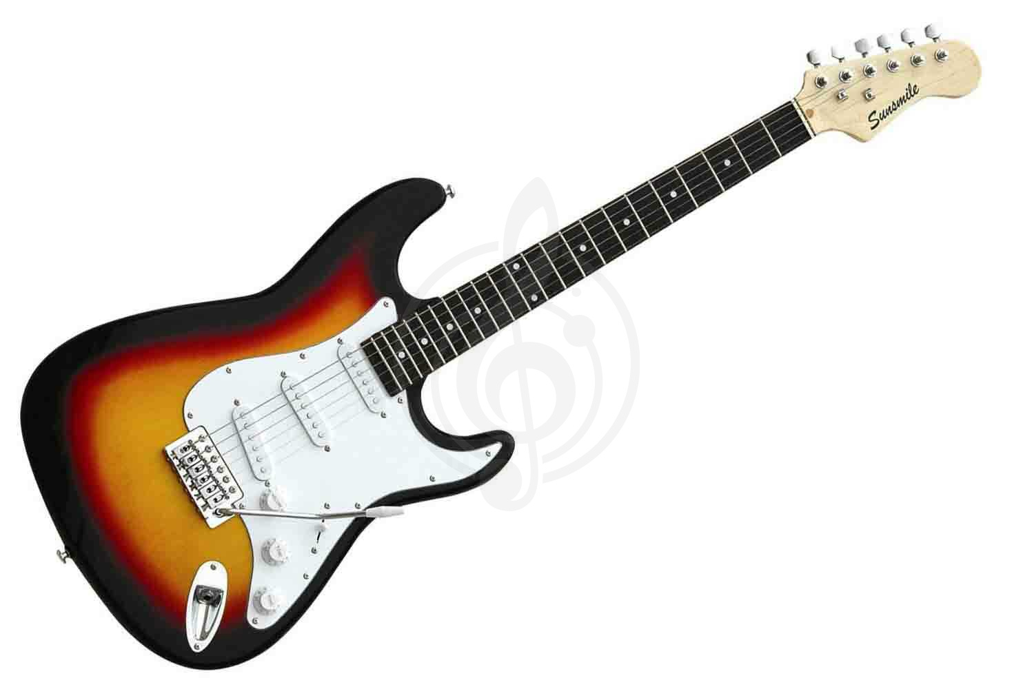 Электрогитара Stratocaster Sunsmile SST-11 - Электрогитара, санберст, Sunsmile SST-11 в магазине DominantaMusic - фото 1