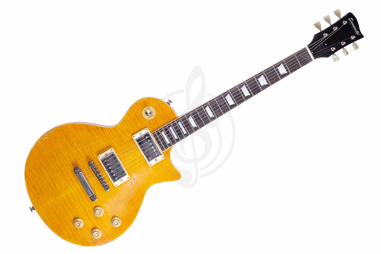Электрогитара Les Paul Sunsmile SVTG-LPB - Электрогитара, Sunsmile SVTG-LPB в магазине Доминанта мьюзик - фото 1