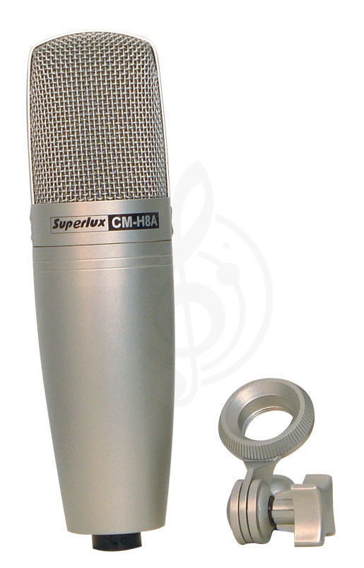 Конденсаторный студийный микрофон Конденсаторные студийные микрофоны Superlux Superlux CMH8A Конденсаторный микрофон с большой диафрагмой, частотный диапазон 30-20,000 Гц CMH8A - фото 2