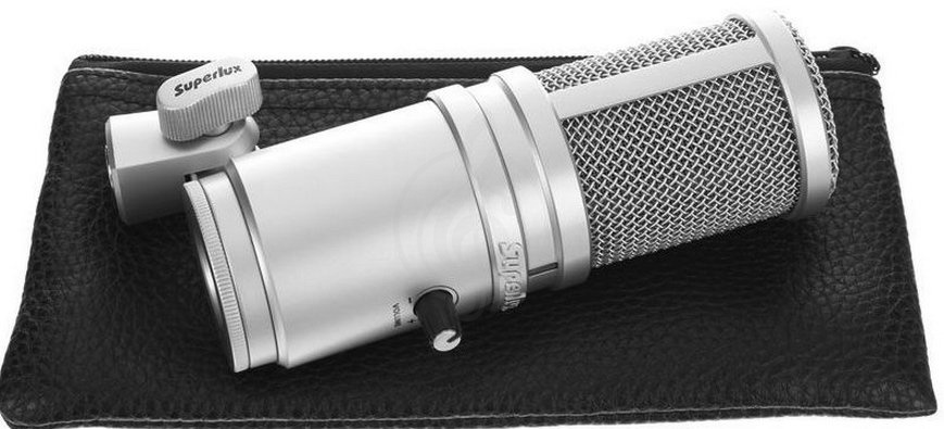 Микрофоны для стрима USB студийные микрофоны Superlux Superlux E205U конденсаторный USB микрофон E205U - фото 2