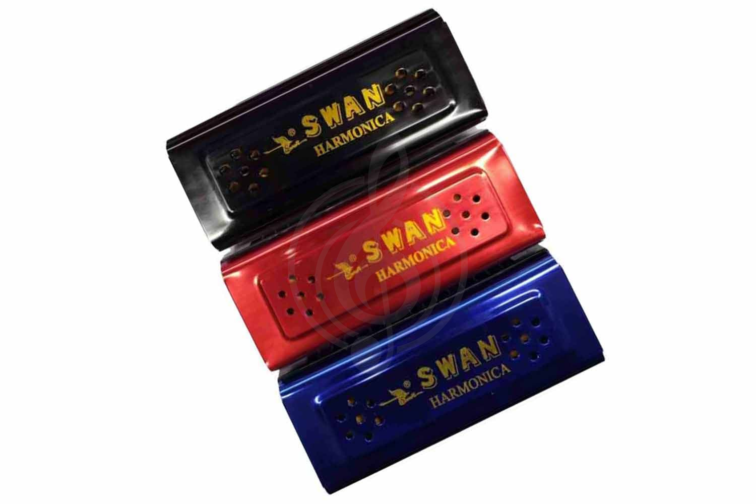Диатоническая губная гармошка Swan SW16-10 - Губная гармошка тремоло, Swan SW16-10 в магазине DominantaMusic - фото 1