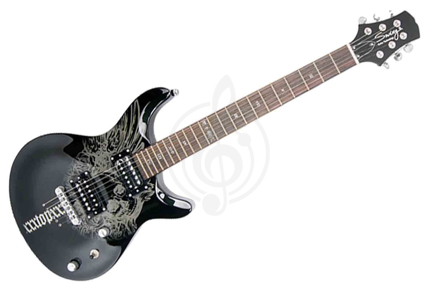 Электрогитара Superstrat Swing Top-Signature-BK - Электрогитара, Swing Top-Signature-BK в магазине DominantaMusic - фото 1