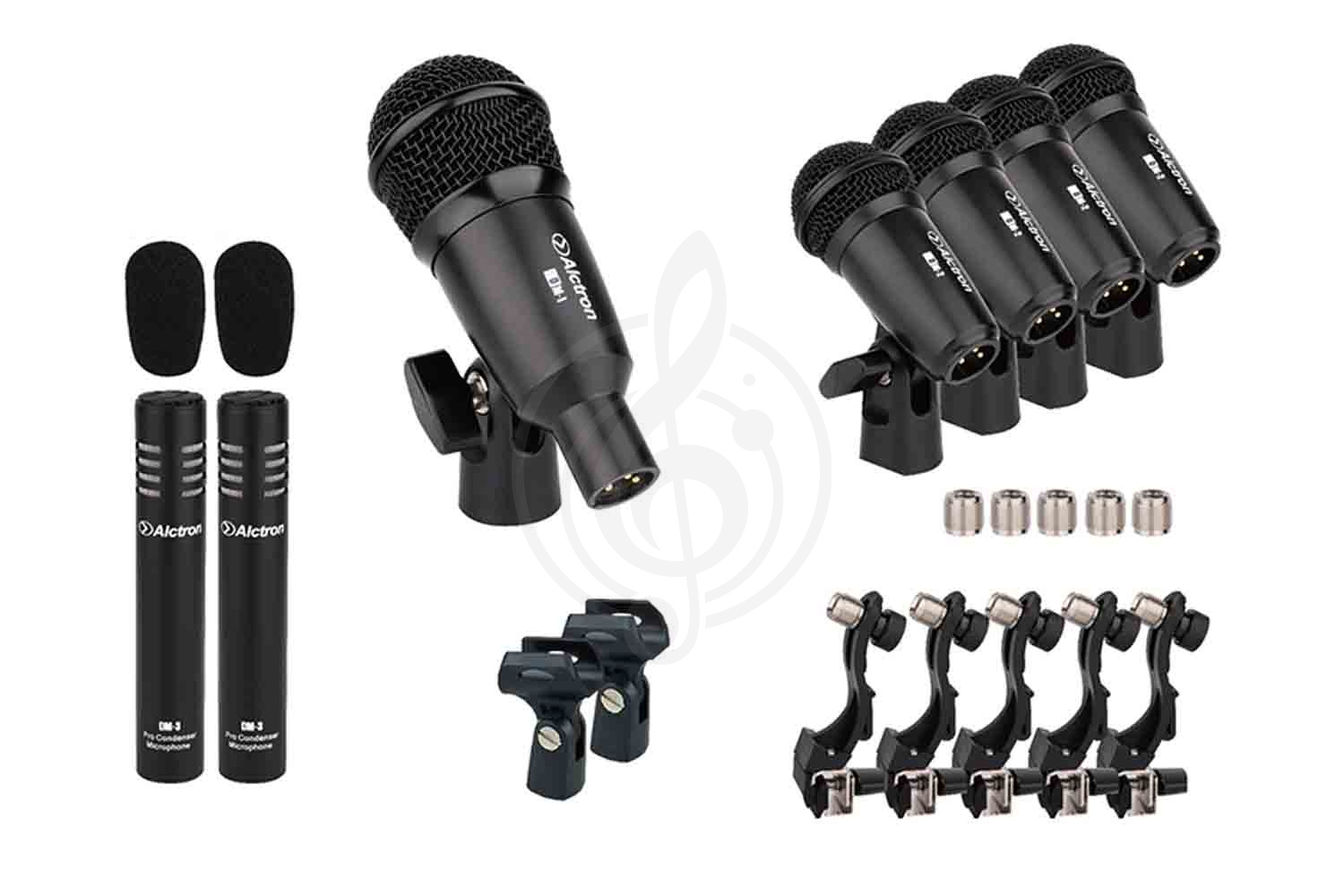 Инструментальный микрофон T8400 Комплект микрофонов для ударных, Alctron, Alctron T8400 в магазине DominantaMusic - фото 1