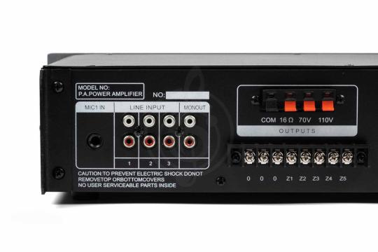 Трансляционный усилитель мощности TADS DS-6120 - Усилитель мощности трансляционный, 120 Вт, TADS DS-6120 в магазине DominantaMusic - фото 3