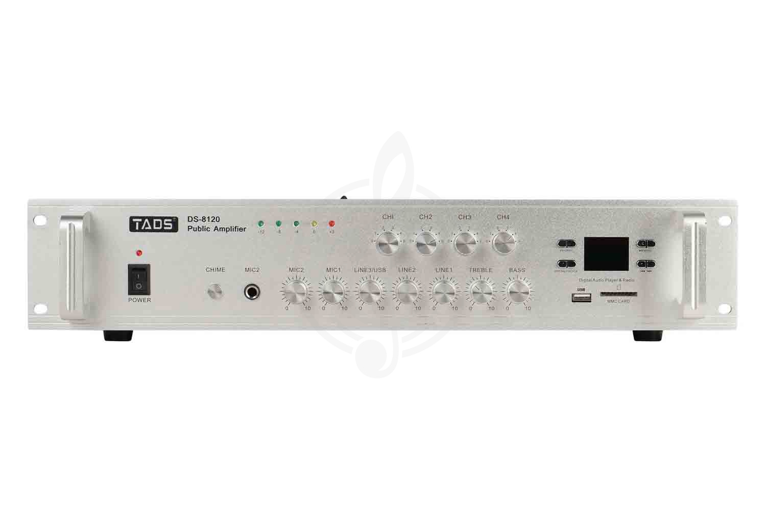Радиоузел TADS DS-8120 - Усилитель мощности трансляционный, TADS DS-8120 в магазине DominantaMusic - фото 4