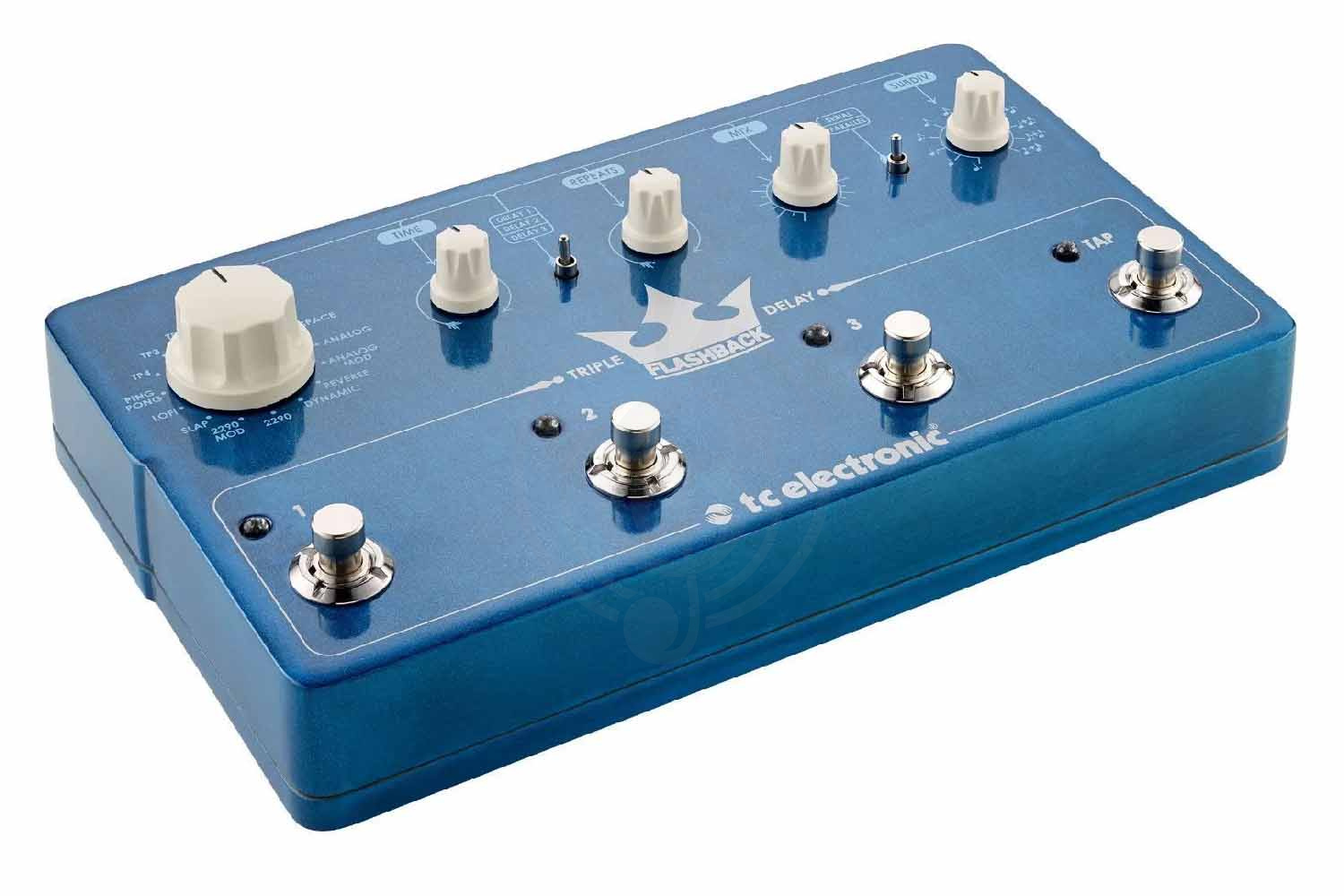 Педаль для электрогитар TC ELECTRONIC FLASHBACK TRIPLE DELAY - Педаль эффектов, TC ELECTRONIC FLASHBACK TRIPLE DELAY в магазине Доминанта мьюзик - фото 3